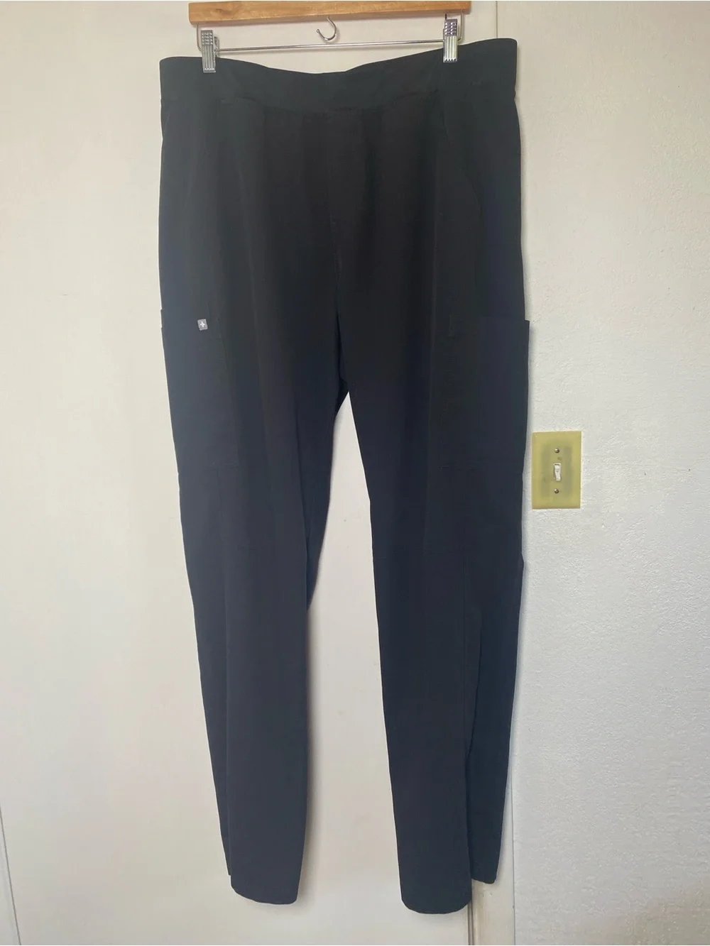 Figs Axim Cargo Scrub Pants Black XXL Tall Straight leg Workwear Uniform Men's